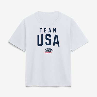 Team USA Women's Summer Games Shooting T-Shirt - White